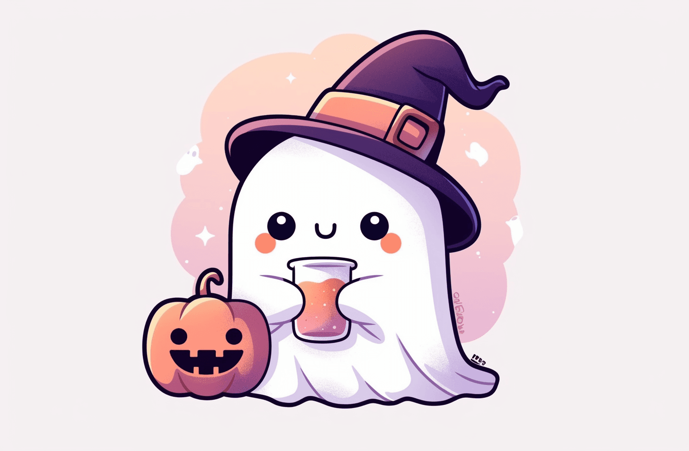 Halloween Ghost 306 original repeating artwork