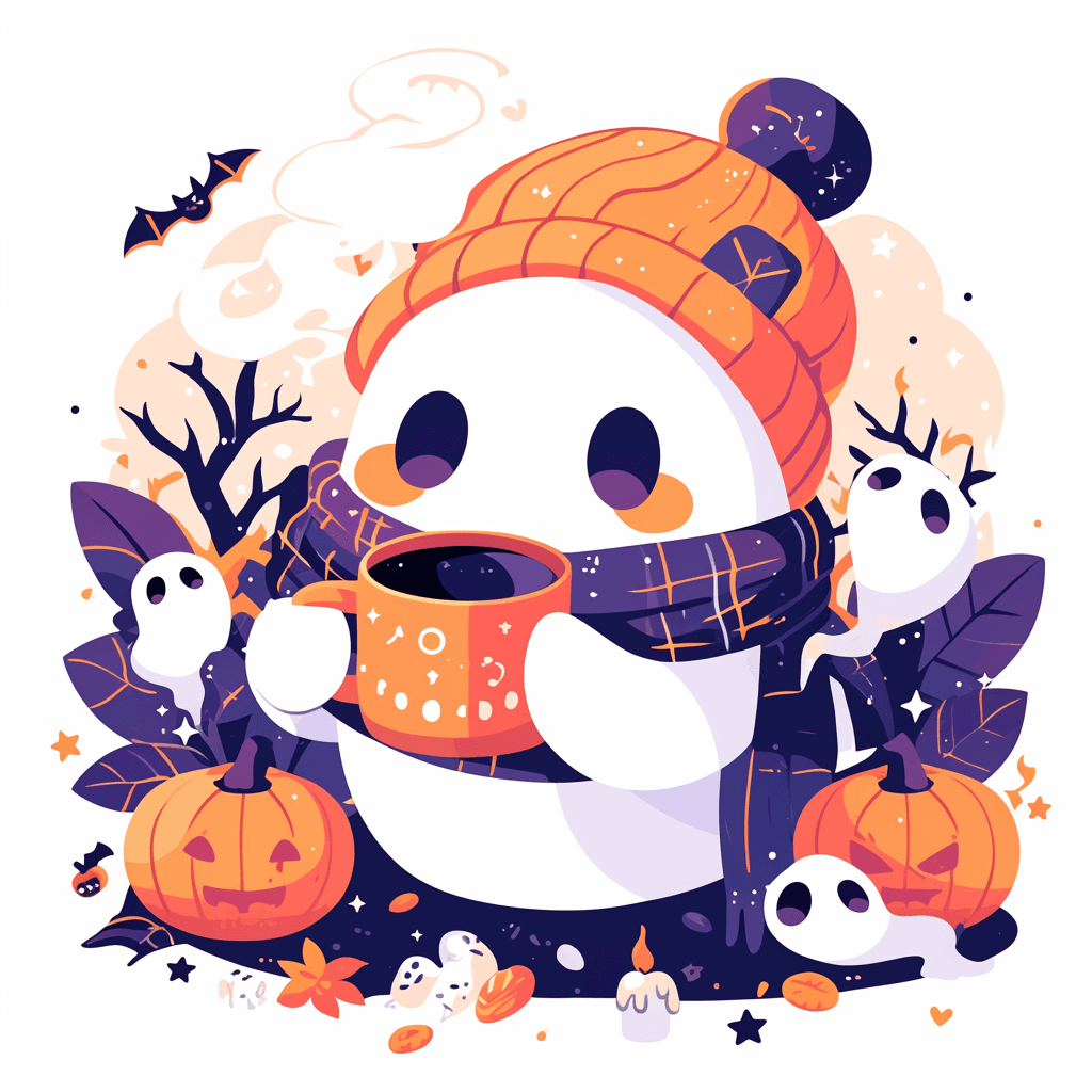 Halloween Ghost 1391 original repeating artwork