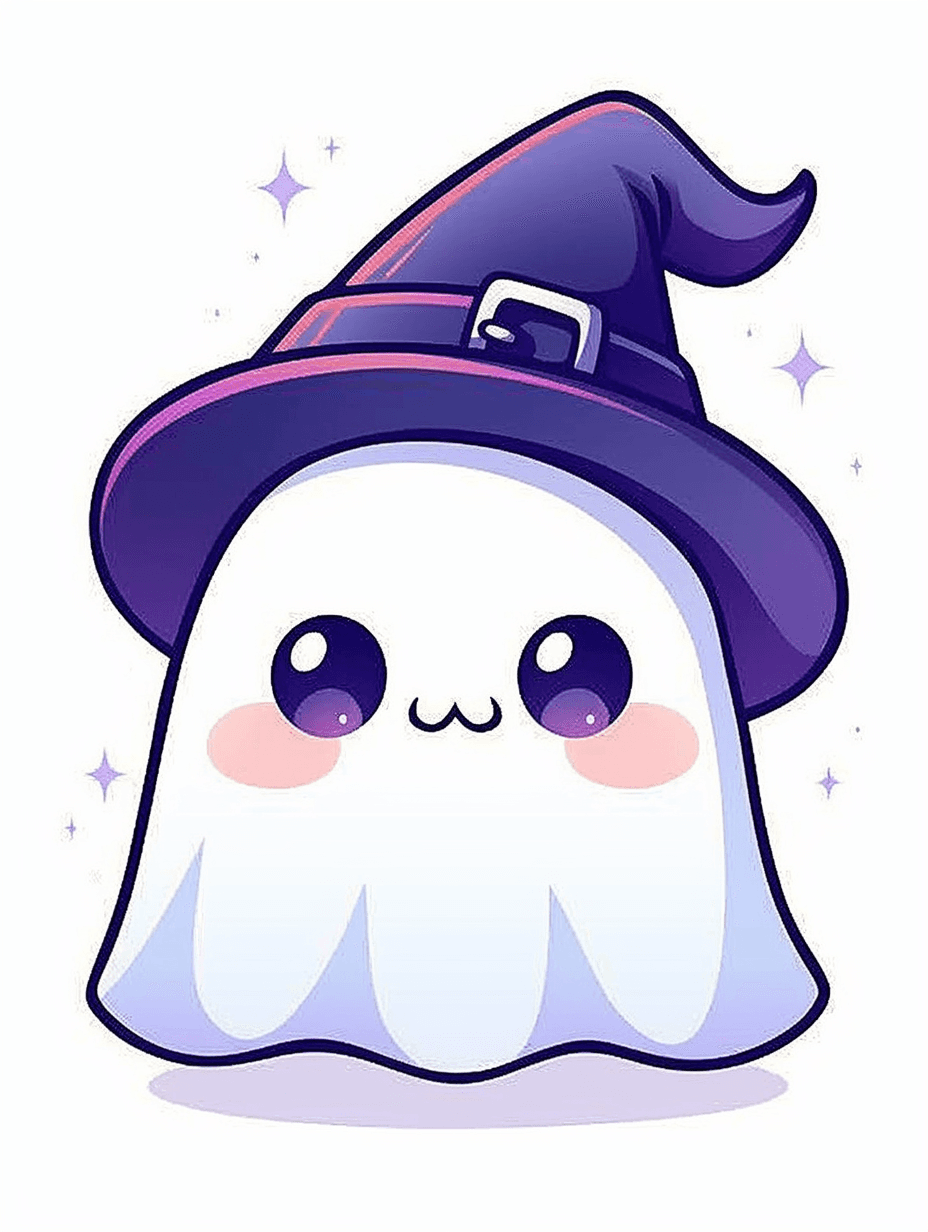 Halloween Ghost 971 original repeating artwork