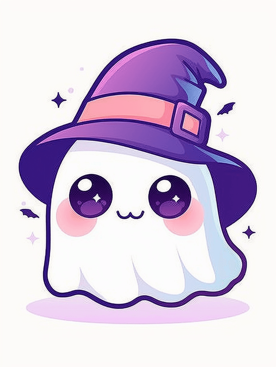 Halloween Ghost 151 original repeating artwork