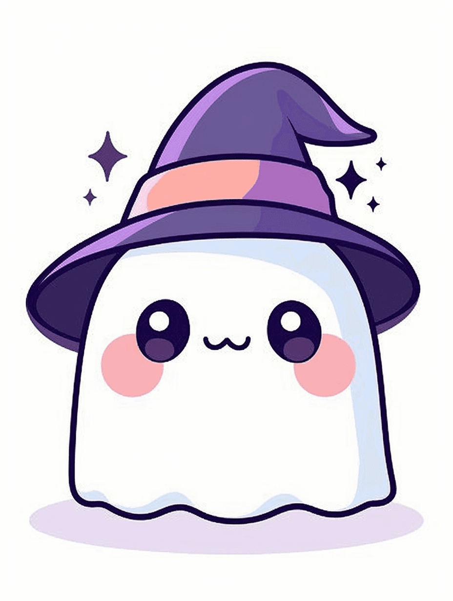 Halloween Ghost 214 original repeating artwork