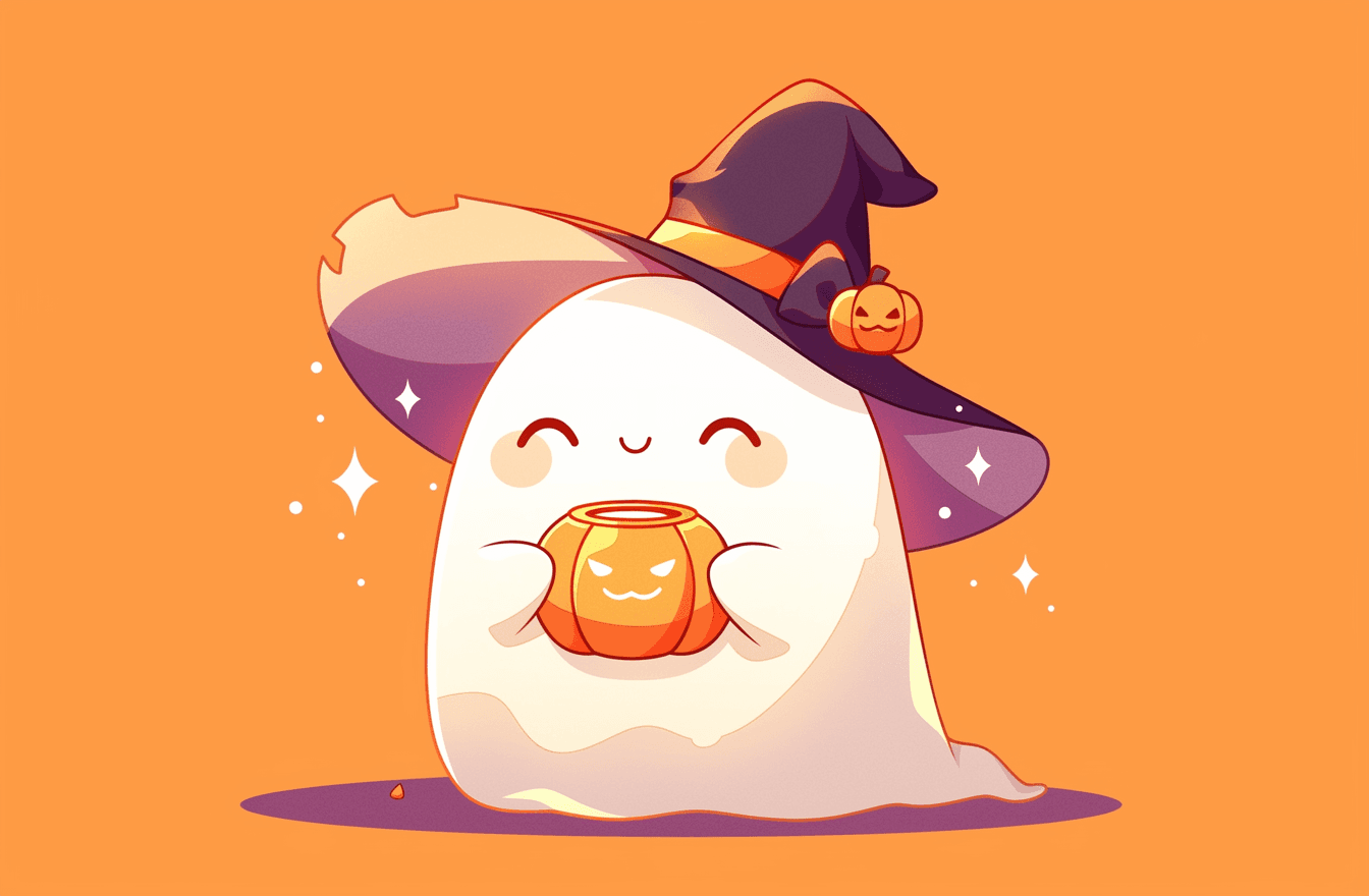 Halloween Ghost 715 original repeating artwork