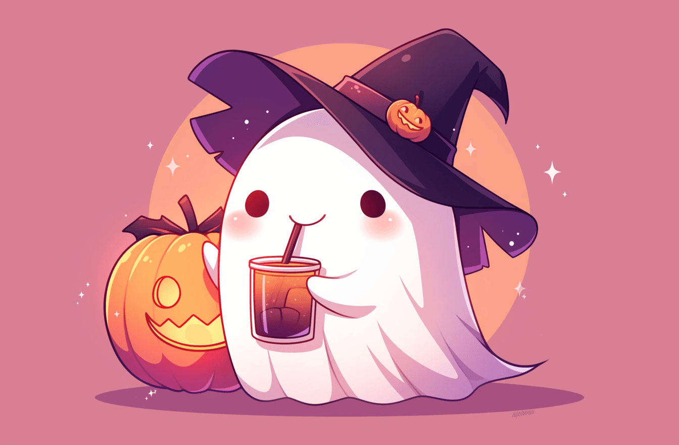 Halloween Ghost 1507 original repeating artwork