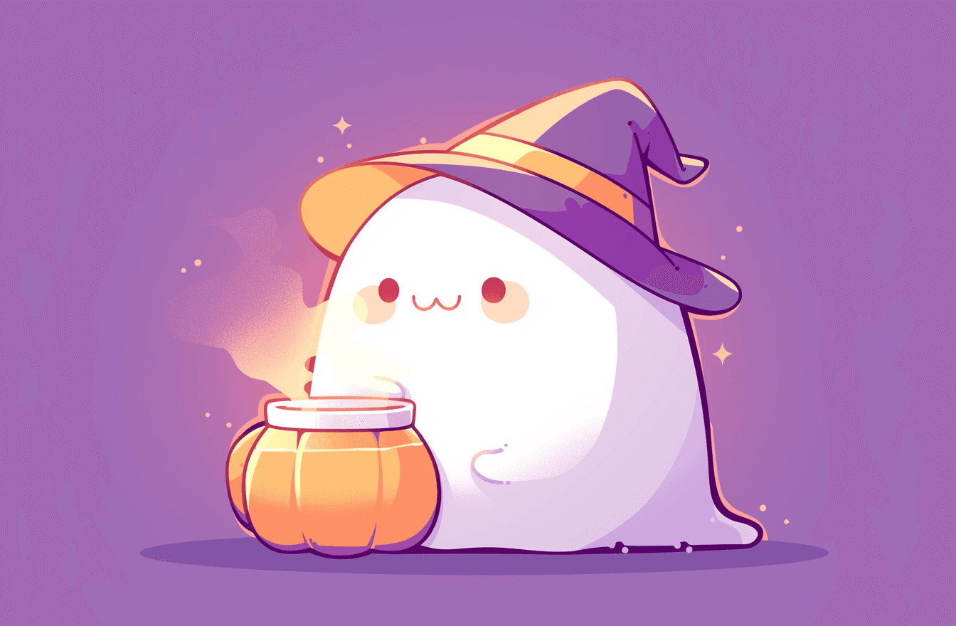 Halloween Ghost 896 original repeating artwork