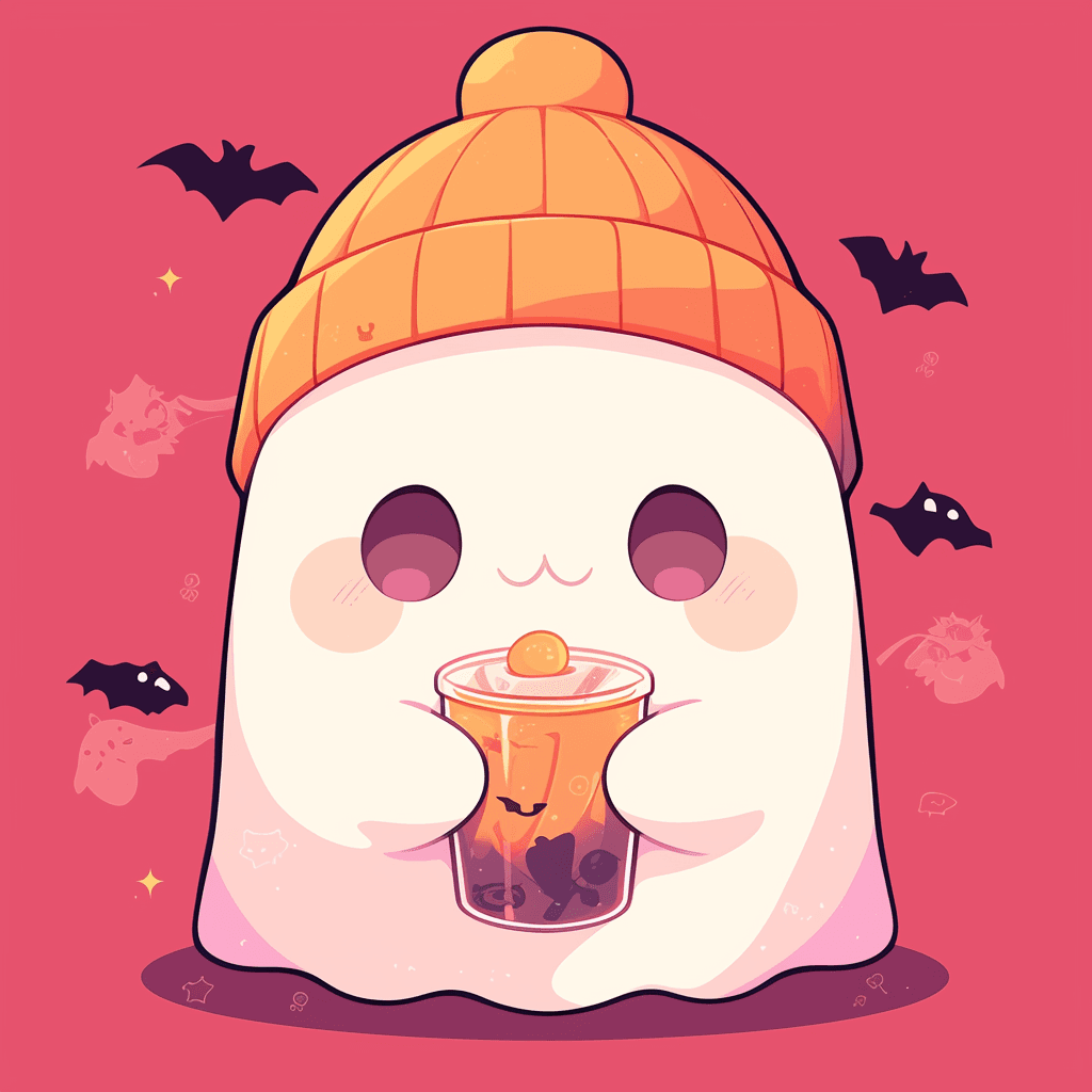 Halloween Ghost 1537 original repeating artwork