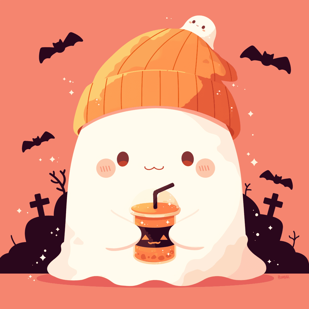 Halloween Ghost 234 original repeating artwork