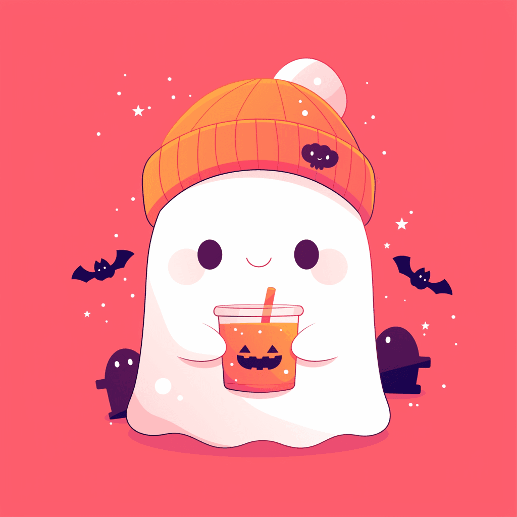 Halloween Ghost 833 original repeating artwork