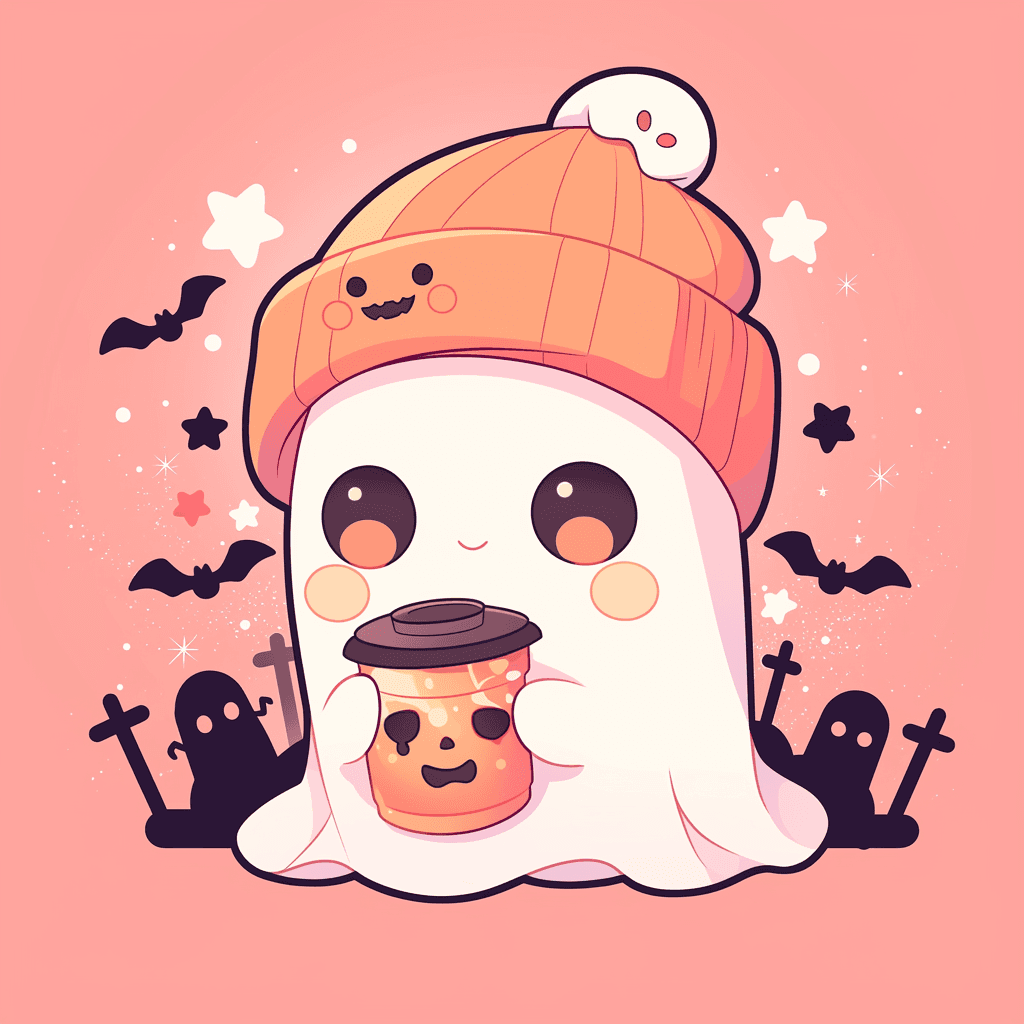 Halloween Ghost 319 original repeating artwork