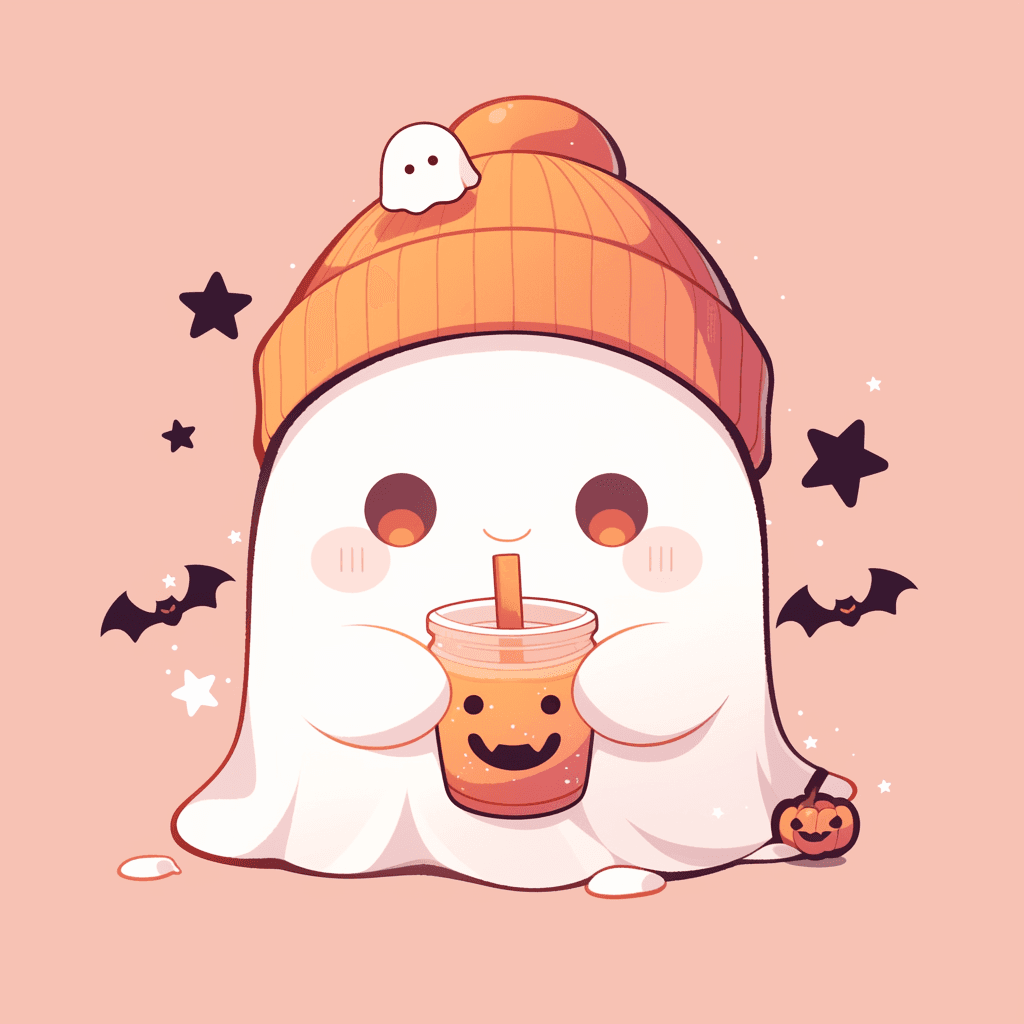 Halloween Ghost 474 original repeating artwork