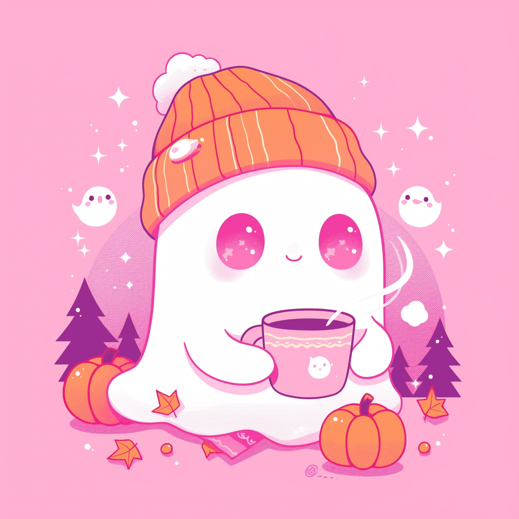 Halloween Ghost 255 original repeating artwork