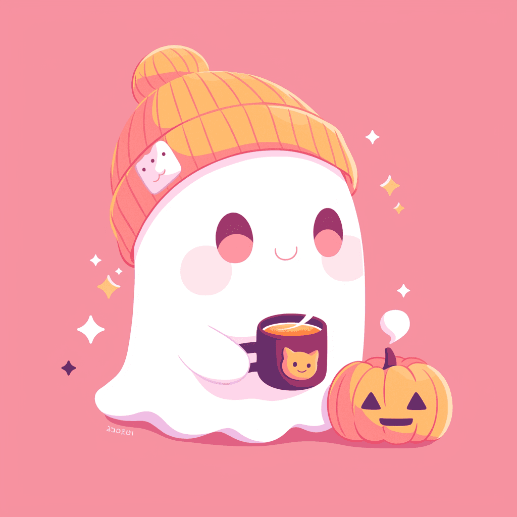 Halloween Ghost 702 original repeating artwork