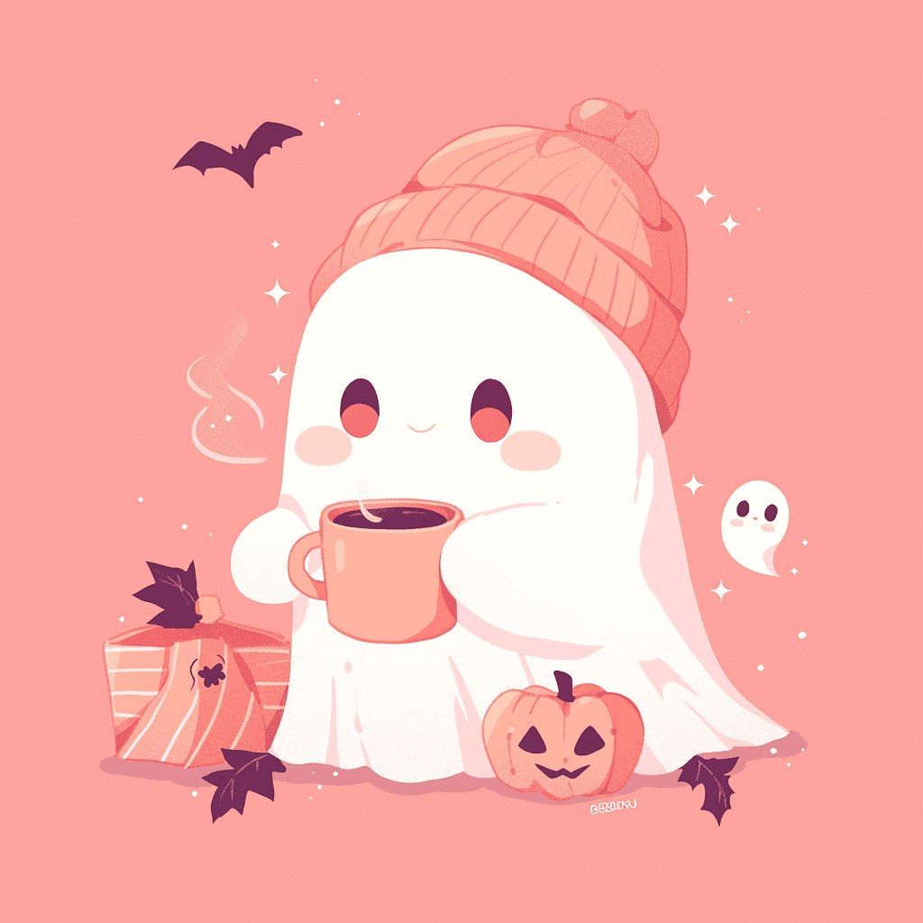 Halloween Ghost 865 original repeating artwork