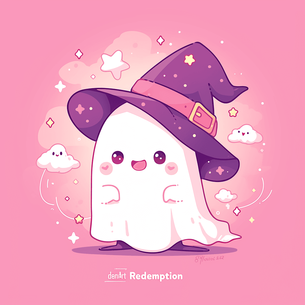 Halloween Ghost 1602 original repeating artwork