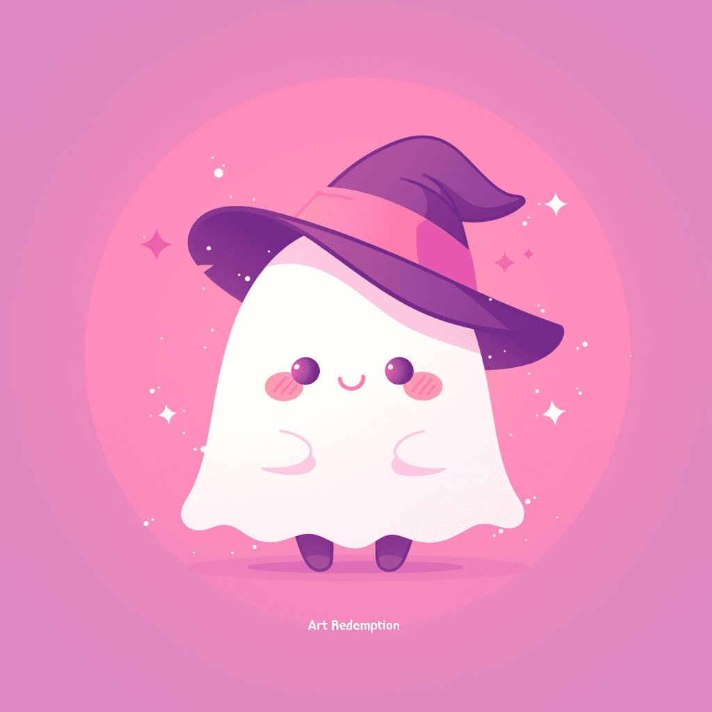 Halloween Ghost 045 original repeating artwork