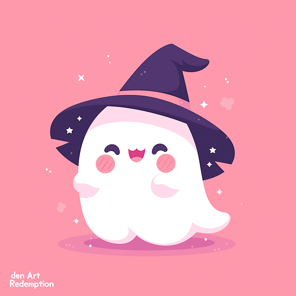 Halloween Ghost 293 original repeating artwork