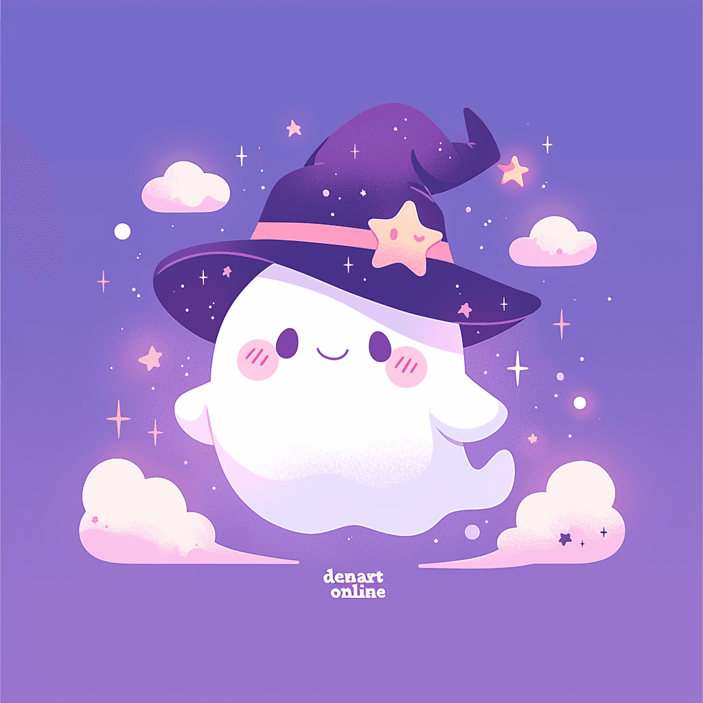 Halloween Ghost Originals original repeating artwork