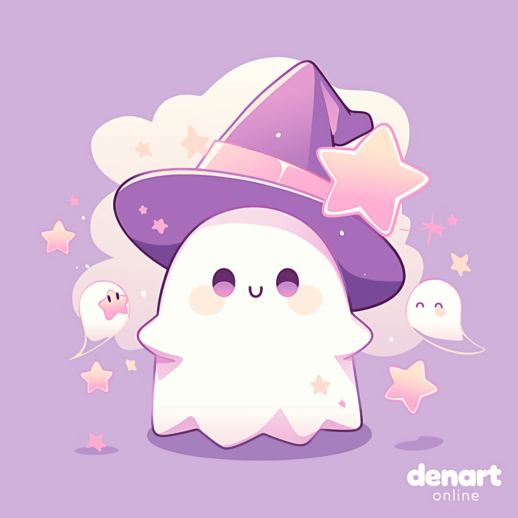 Halloween Ghost 1651 original repeating artwork