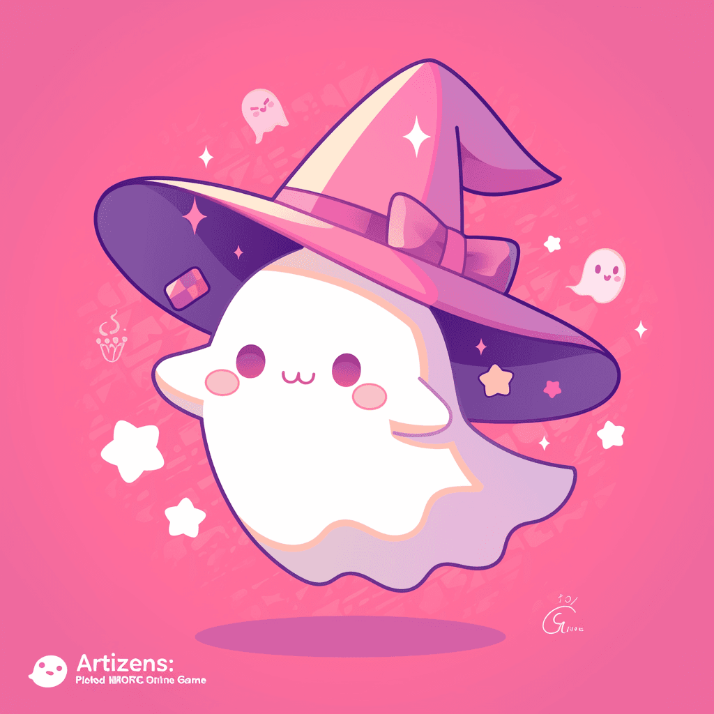 Halloween Ghost 1618 original repeating artwork