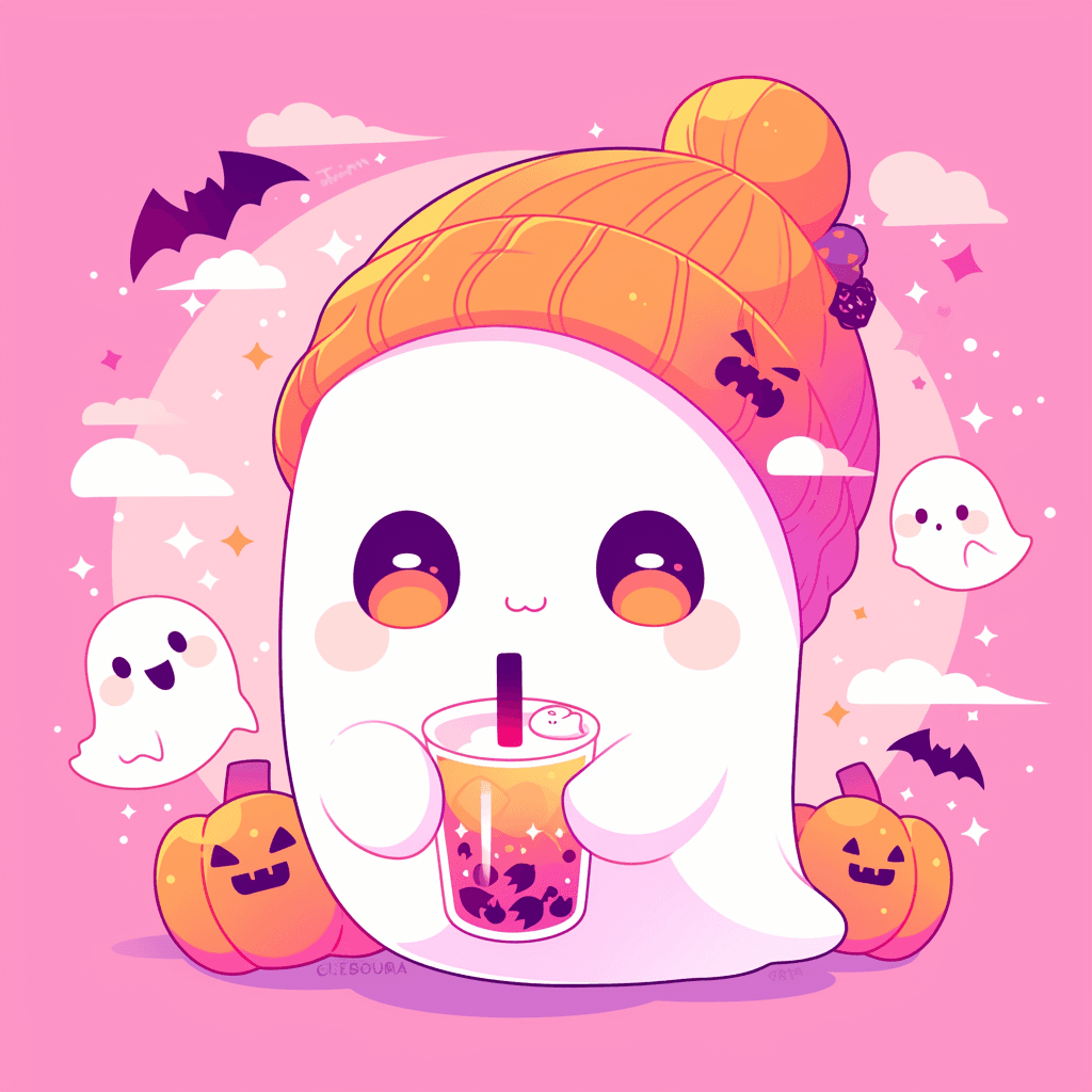 Halloween Ghost 1481 original repeating artwork