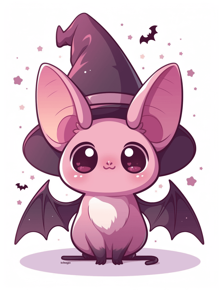 Halloween Bat Tune original repeating artwork