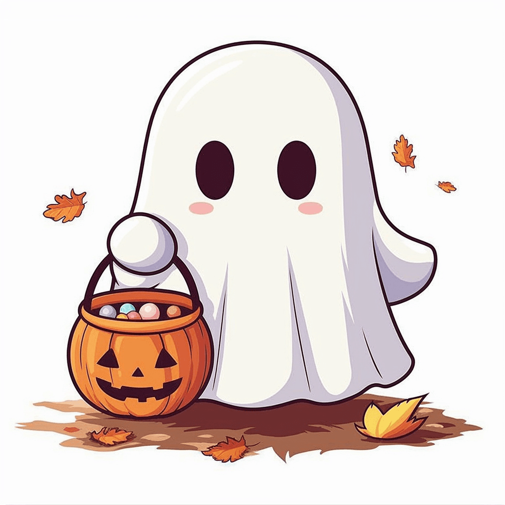 Halloween Ghost 552 original repeating artwork