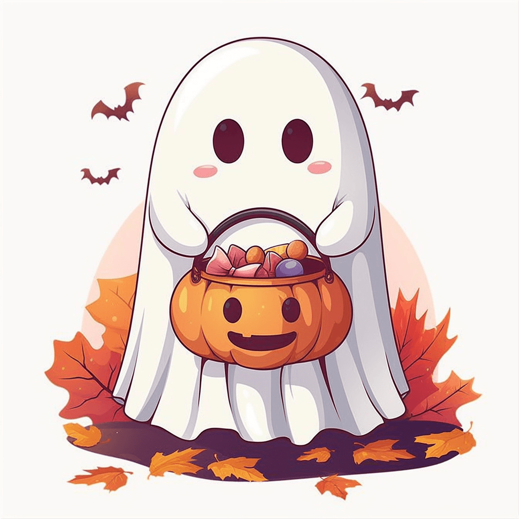 Halloween Ghost 370 original repeating artwork