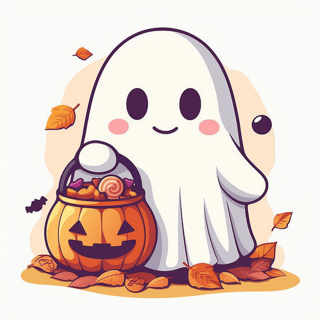 Halloween Ghost 223 original repeating artwork