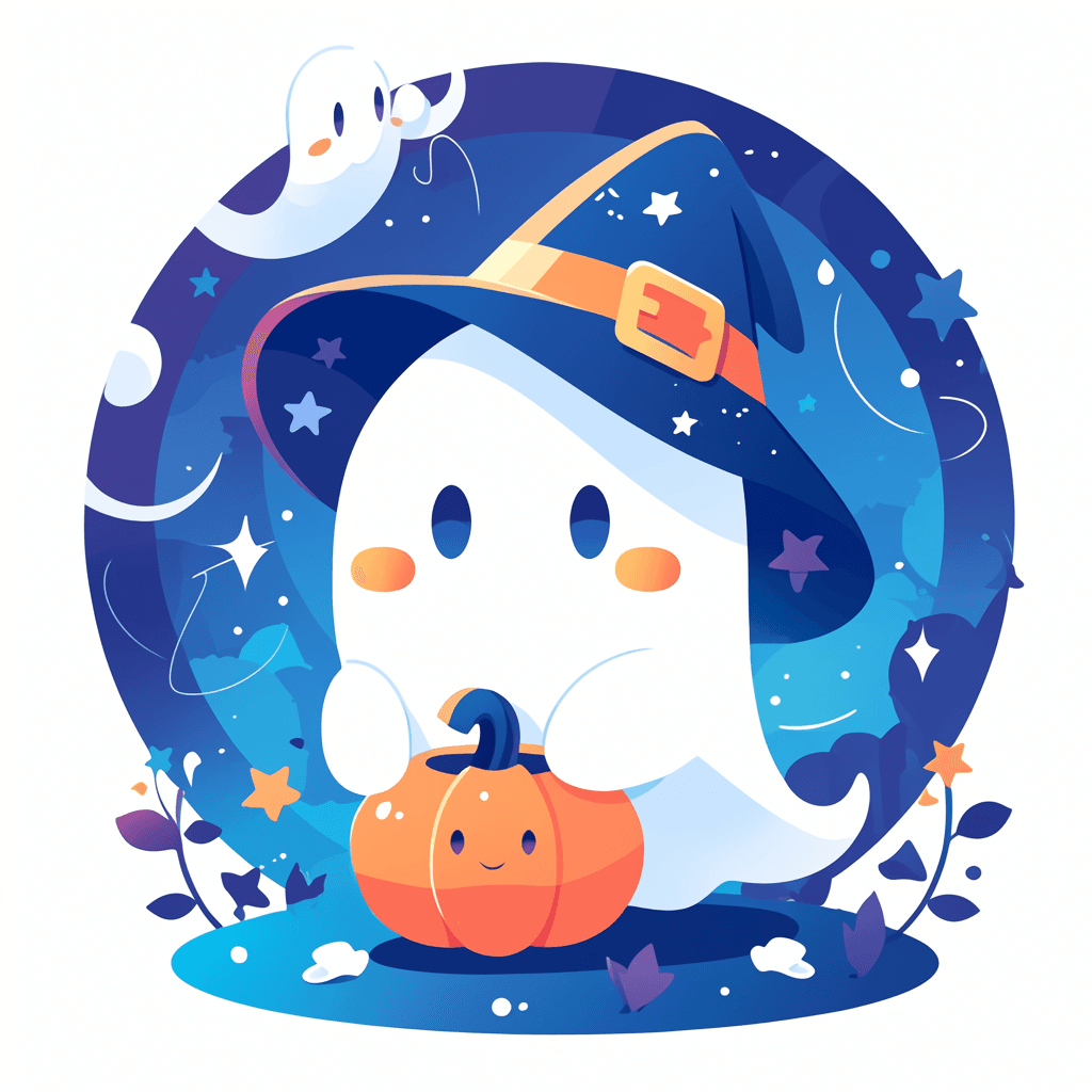 Halloween Ghost 584 original repeating artwork