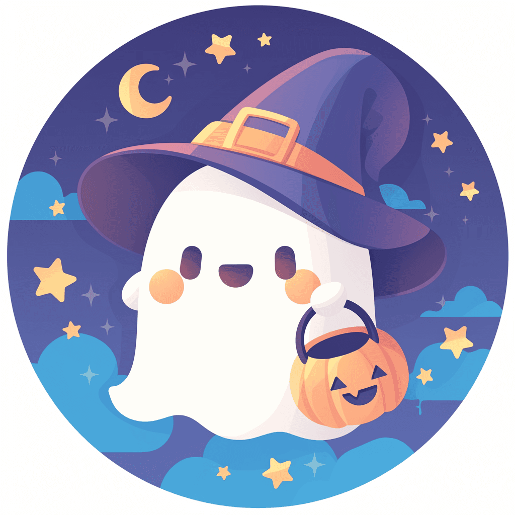 Halloween Ghost 195 original repeating artwork
