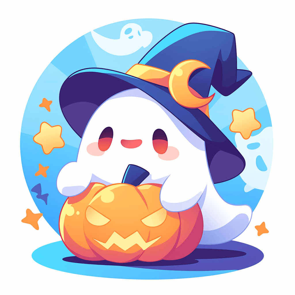 Halloween Ghost 154 original repeating artwork