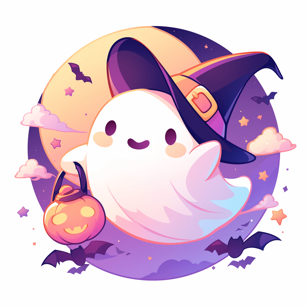 Halloween Ghost 199 original repeating artwork