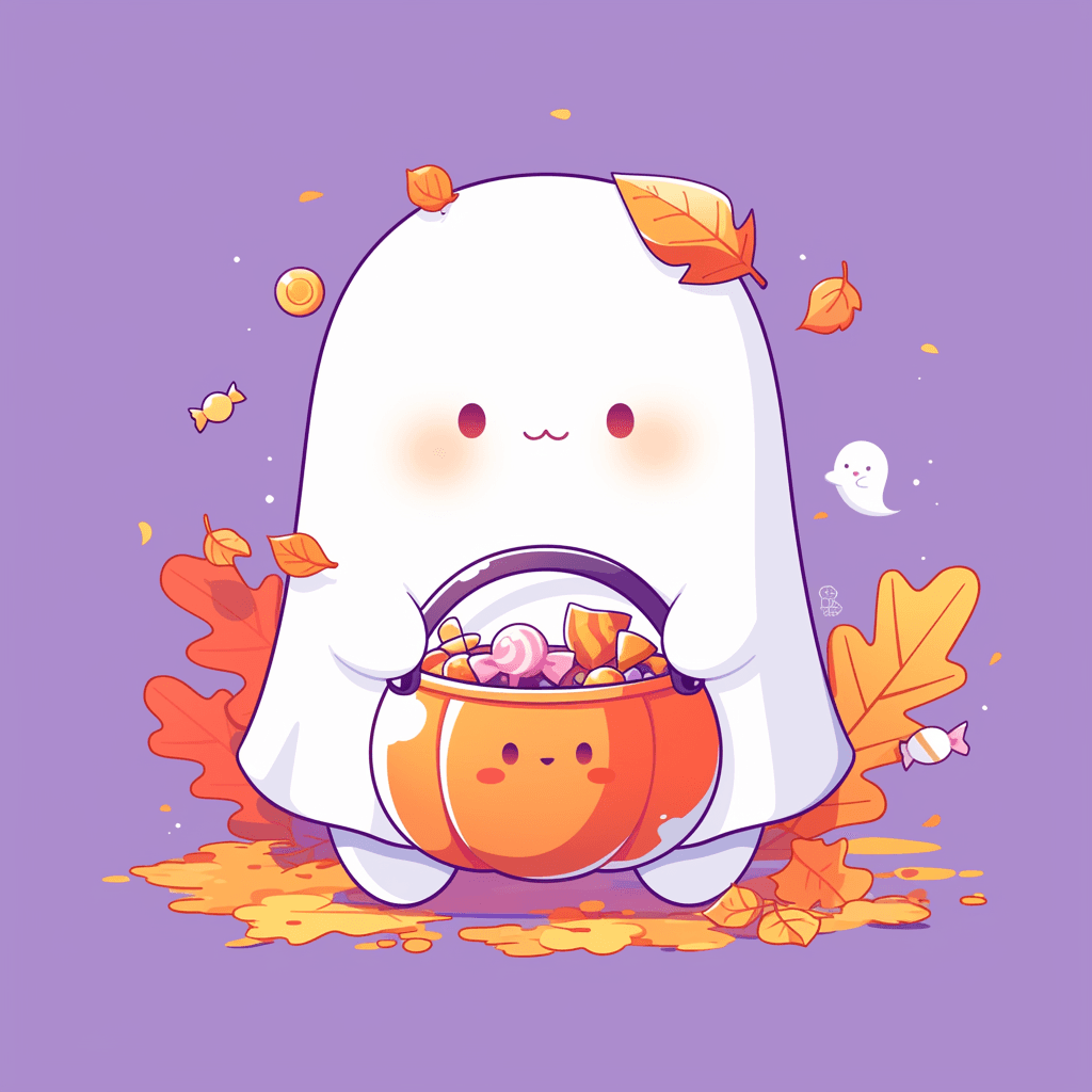 Halloween Ghost 173 original repeating artwork