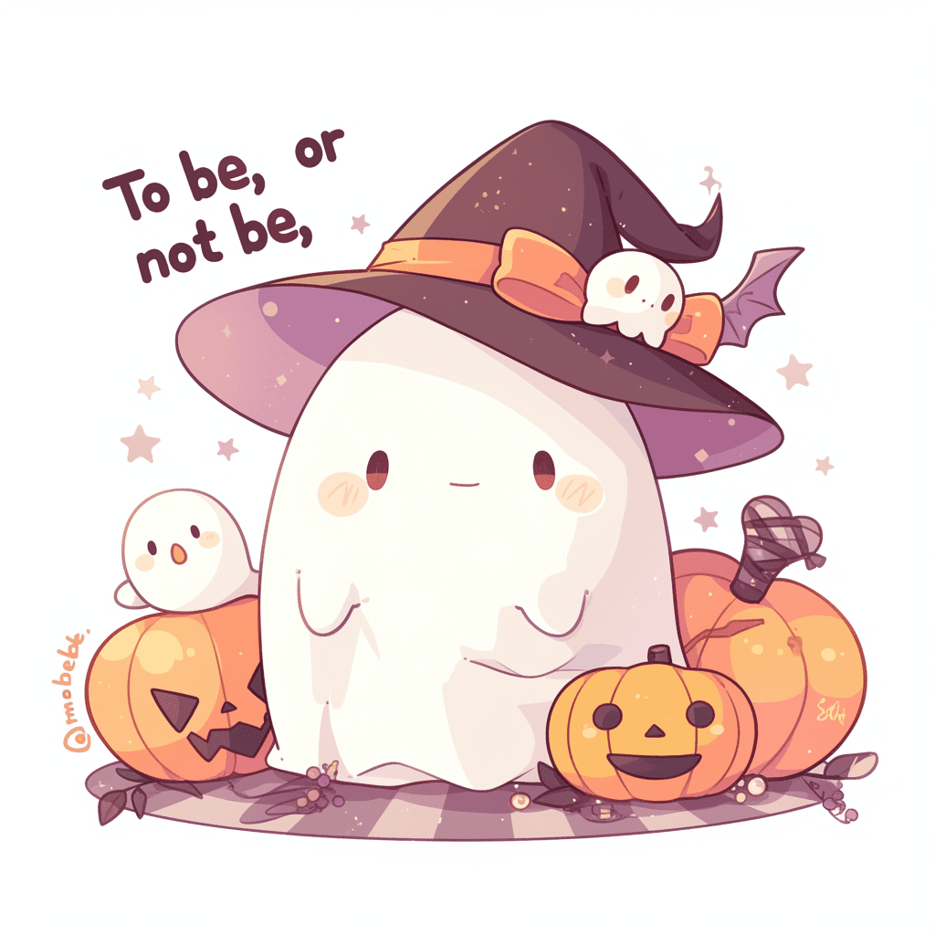 Halloween Ghost 1632 original repeating artwork