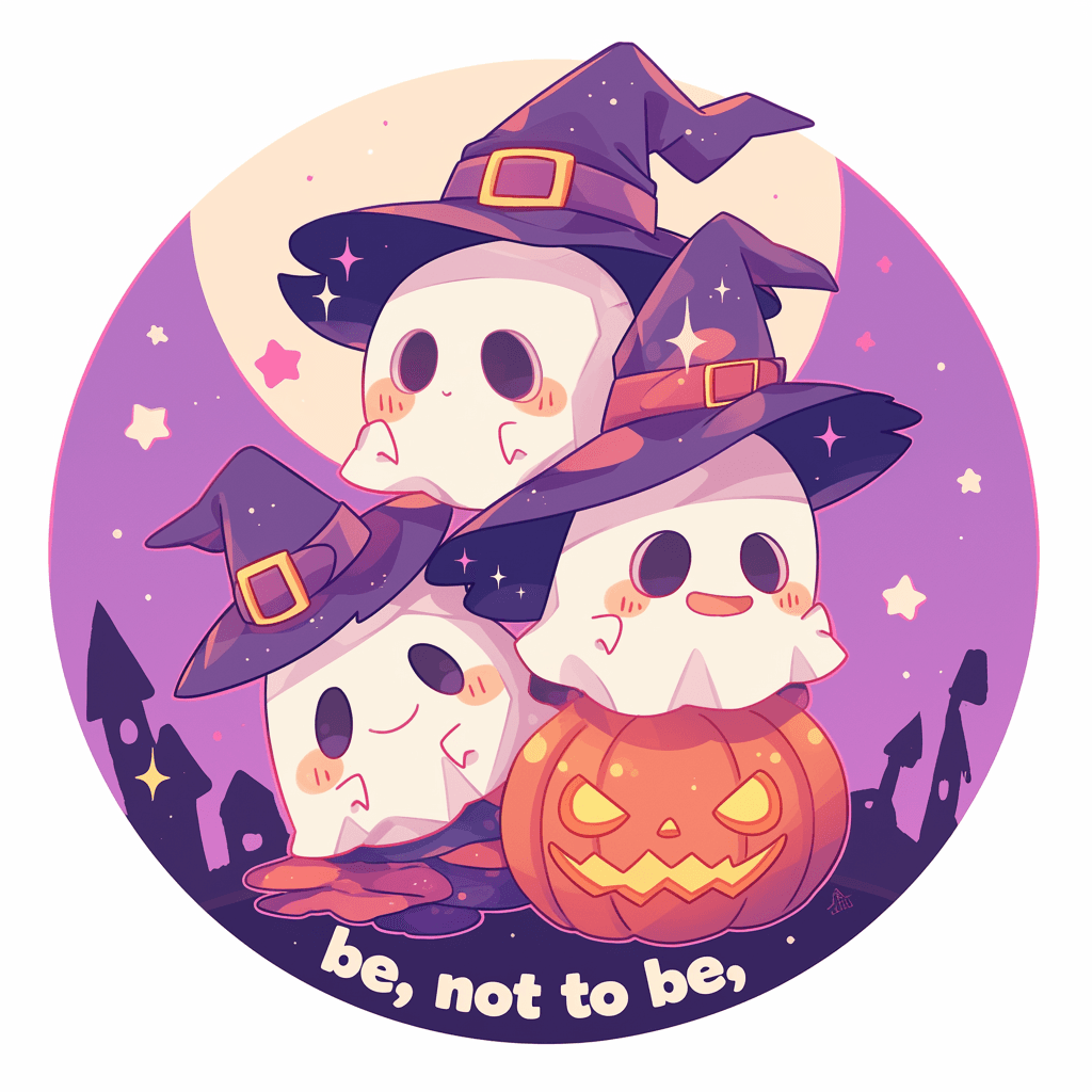 Halloween Ghost 137 original repeating artwork