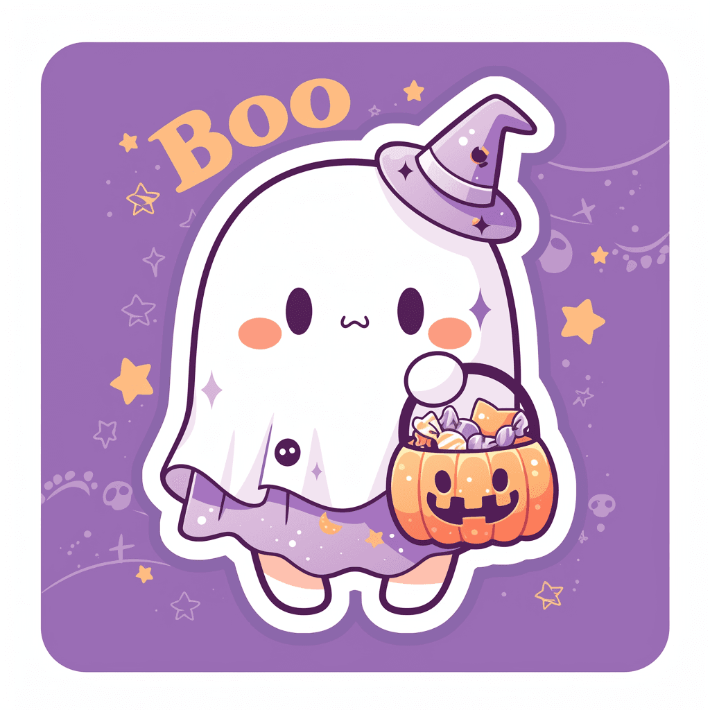 Halloween Ghost 425 original repeating artwork