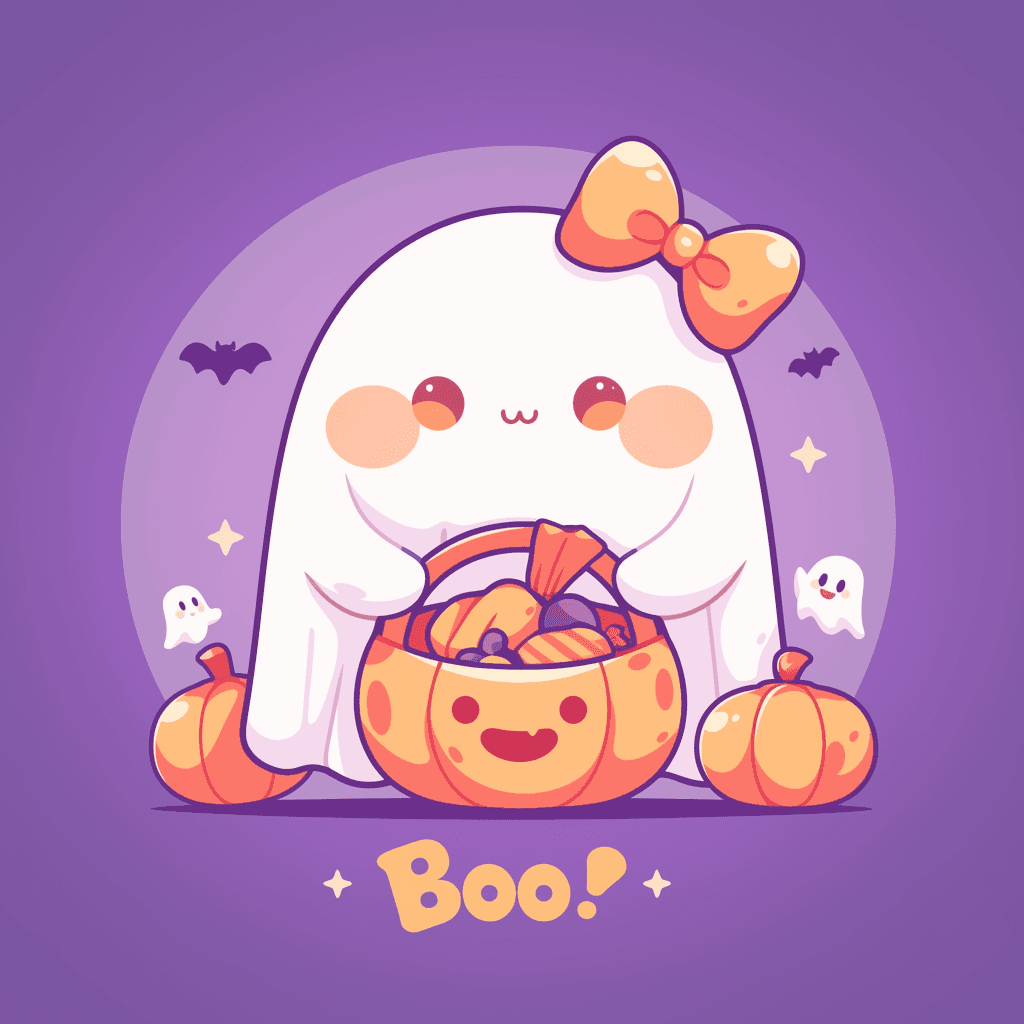 Halloween Ghost 448 original repeating artwork