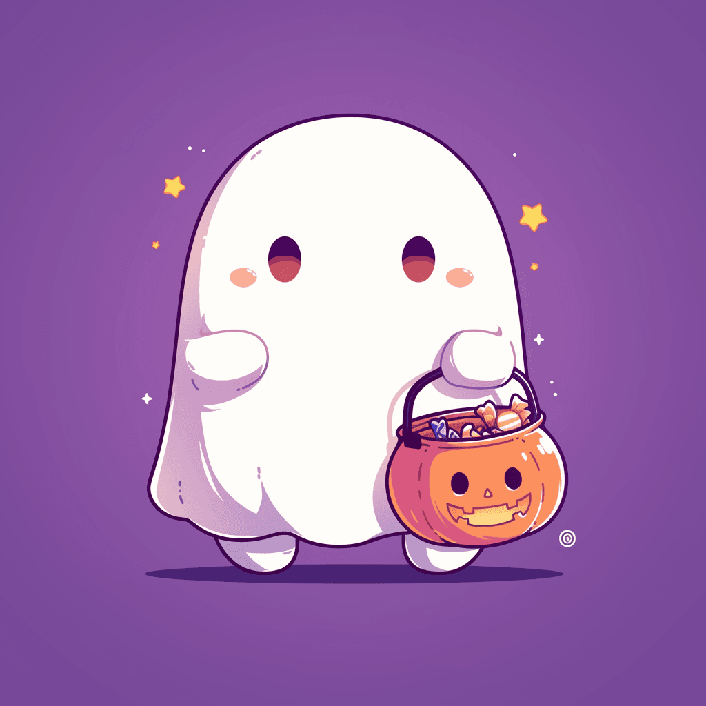Halloween Ghost 257 original repeating artwork