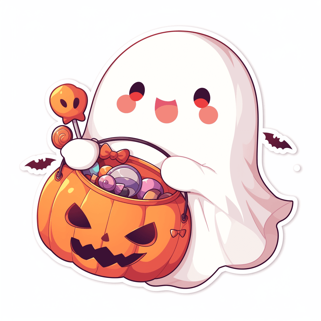 Halloween Ghost 1505 original repeating artwork