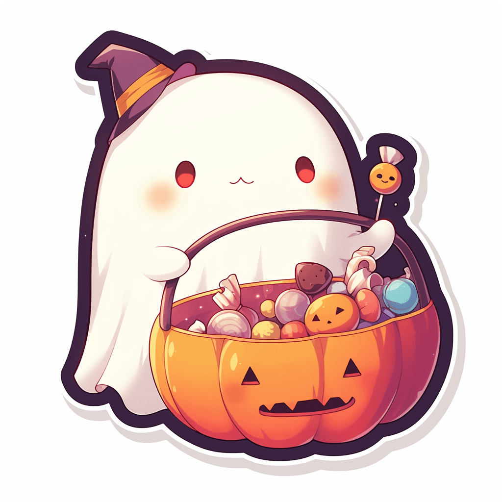 Halloween Ghost 216 original repeating artwork