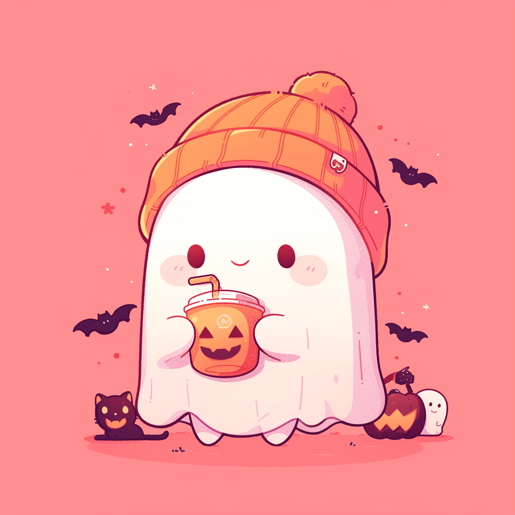Halloween Ghost 353 original repeating artwork