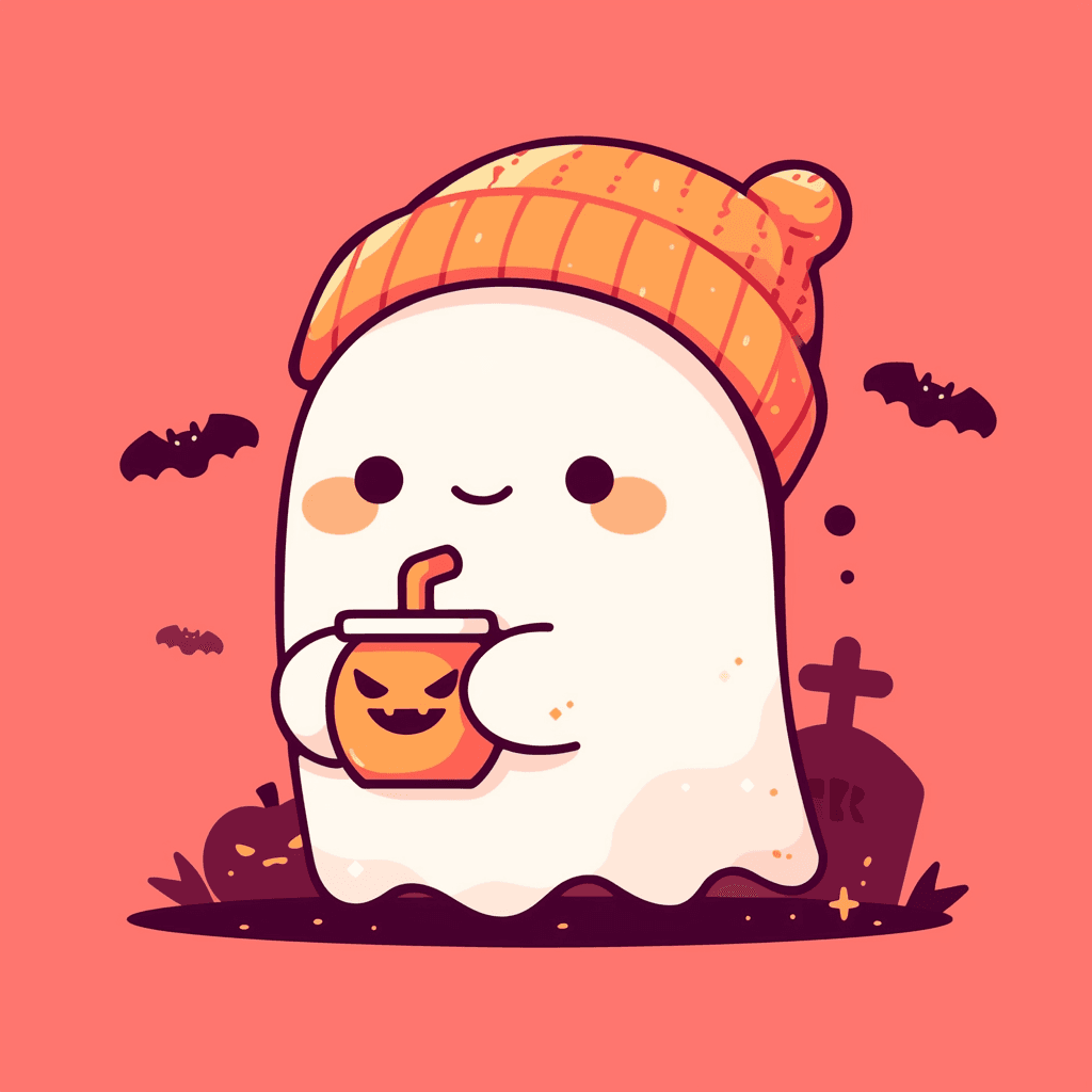 Halloween Ghost 172 original repeating artwork