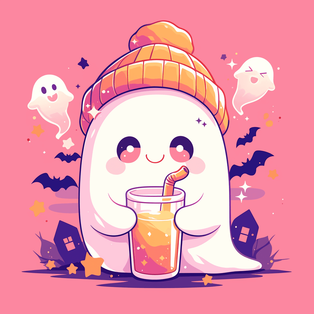 Halloween Ghost 1652 original repeating artwork