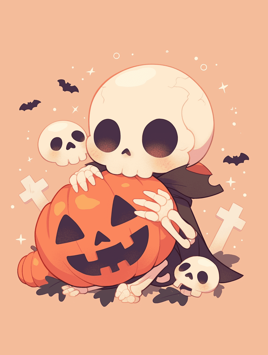 Halloween Pumpkin 292 original repeating artwork