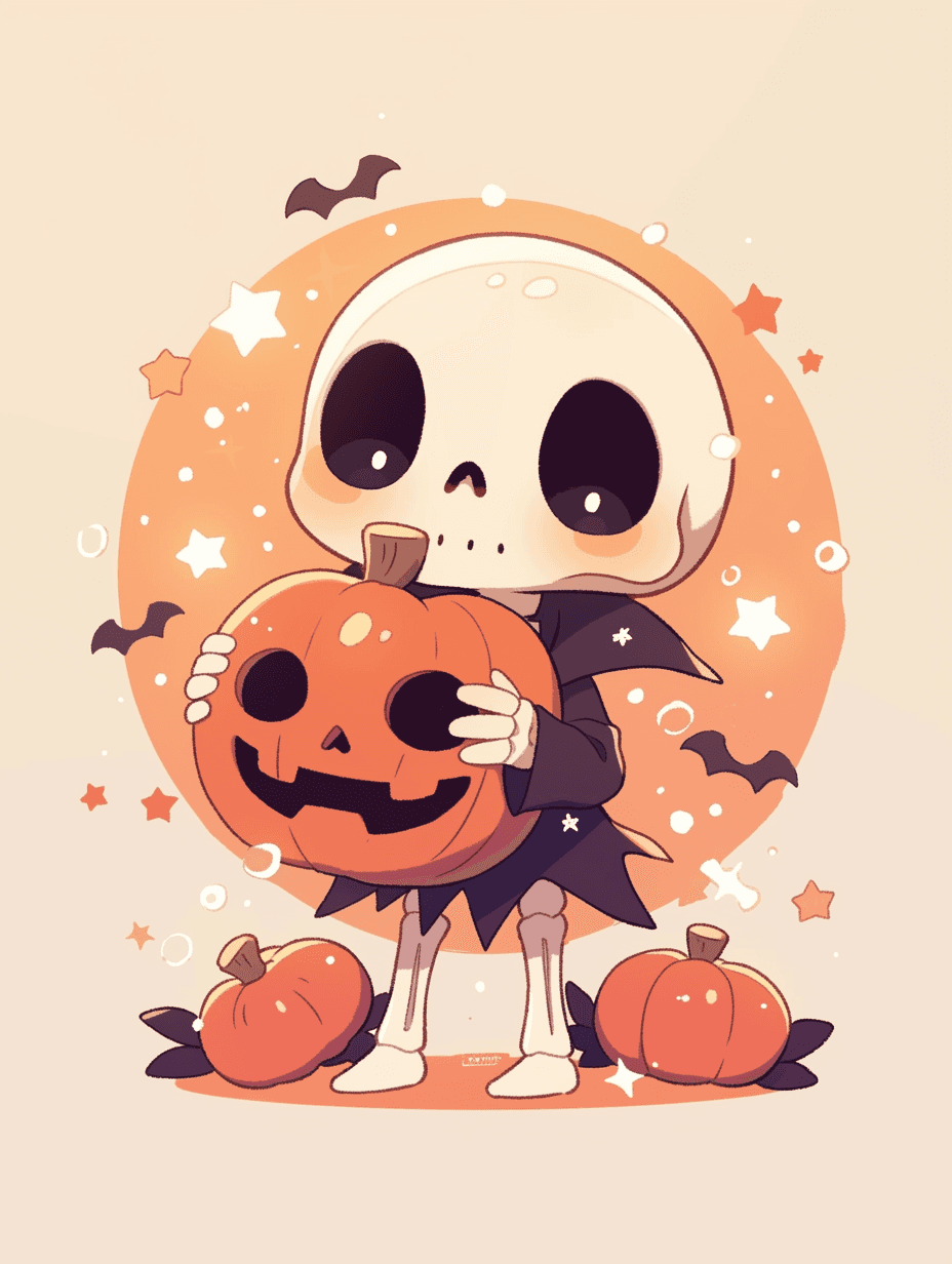 Halloween Pumpkin 436 original repeating artwork