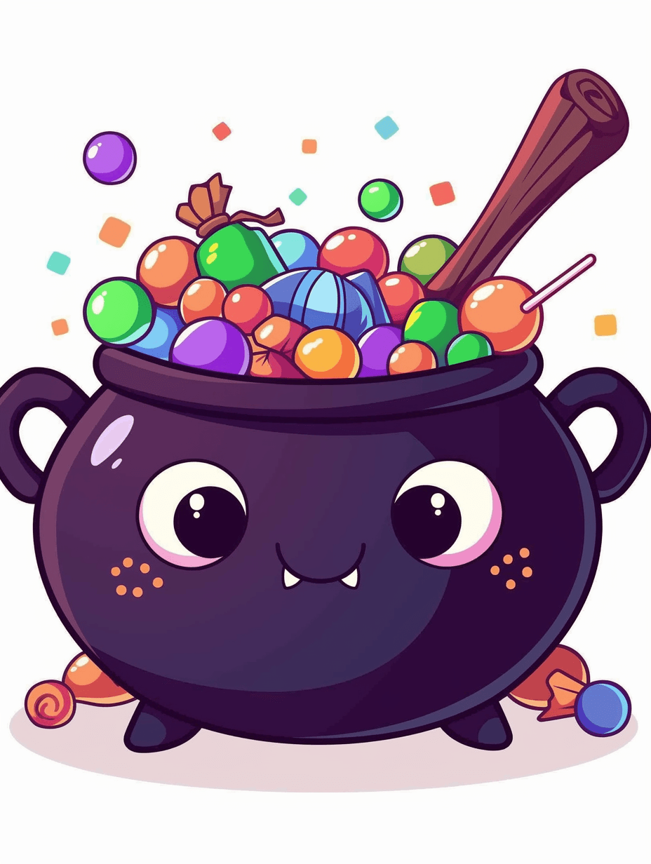 Halloween Candy 001 original repeating artwork
