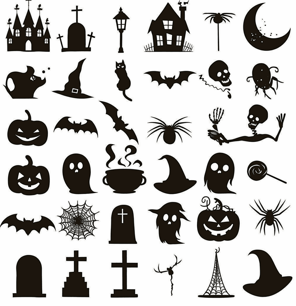 Halloween Fizz original repeating artwork