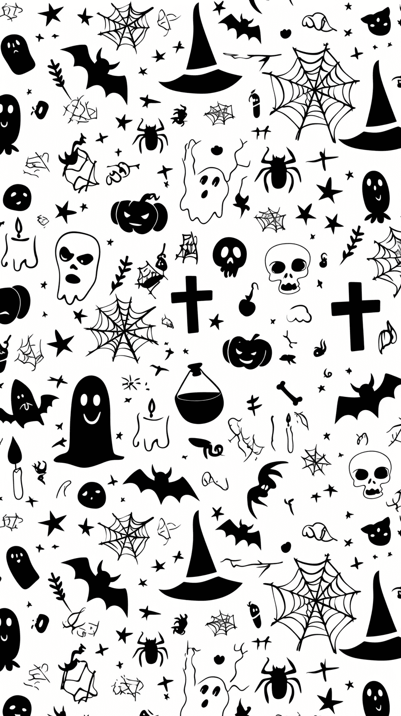 Halloween Design Pastel original repeating artwork