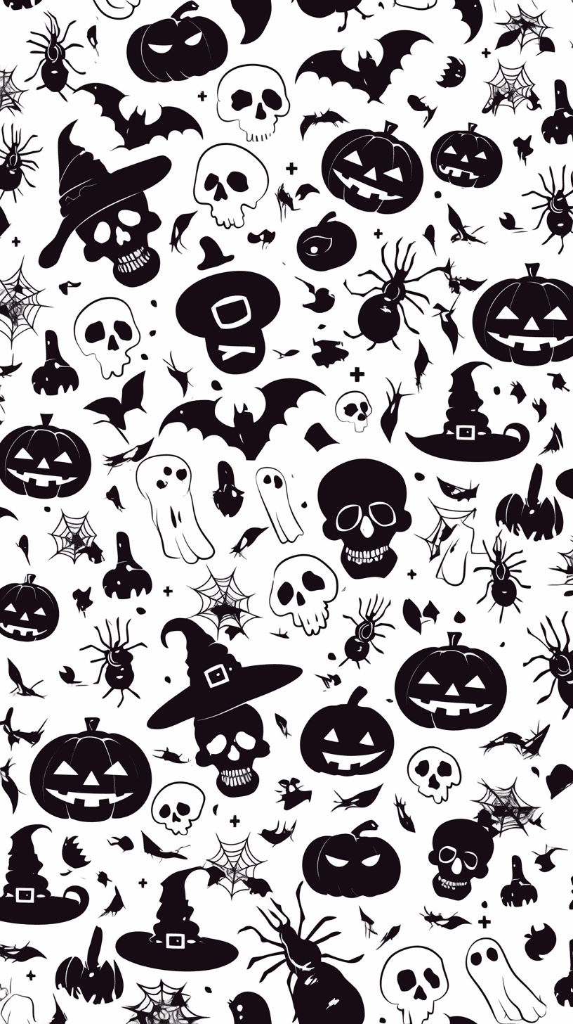 Halloween Pumpkin 023 original repeating artwork