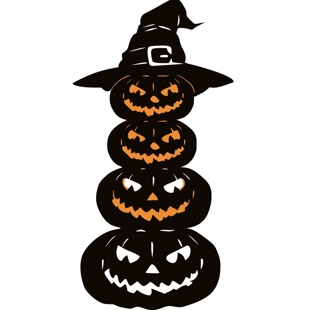 Halloween Pumpkin Carnival original repeating artwork