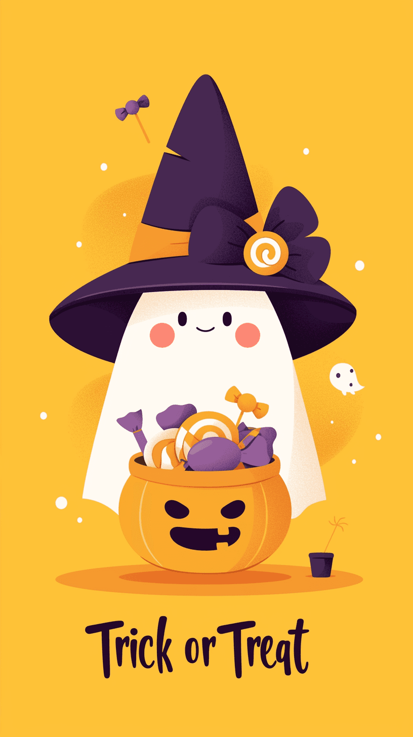 Halloween Ghost 590 original repeating artwork